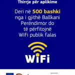 Në Ballkanin Perëndimor, deri në 500 bashki do të kenë Wi-Fi publik falas