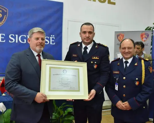 Akademia e Sigurisë përuron akreditimin ndërkombëtar të Kolegjit Profesional të Formimit Policor
