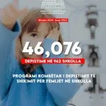 Koçiu: Më shumë se 46 mijë kontrolle të shikimit te fëmijët në shkolla që nga fillimi i programit kombëtar