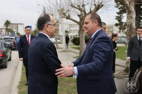 Presidenti i Republikës, Sh. T. Z. Bajram Begaj, mirëpritet në Ulqin