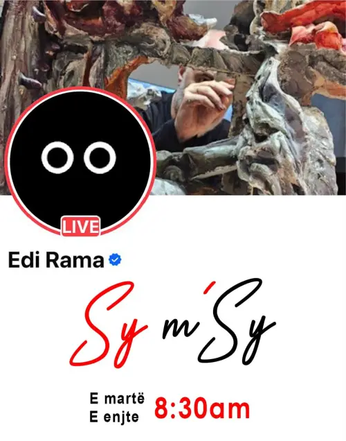 “Sy m’sy” nga Edi Rama do të ketë dy postime live çdo javë
