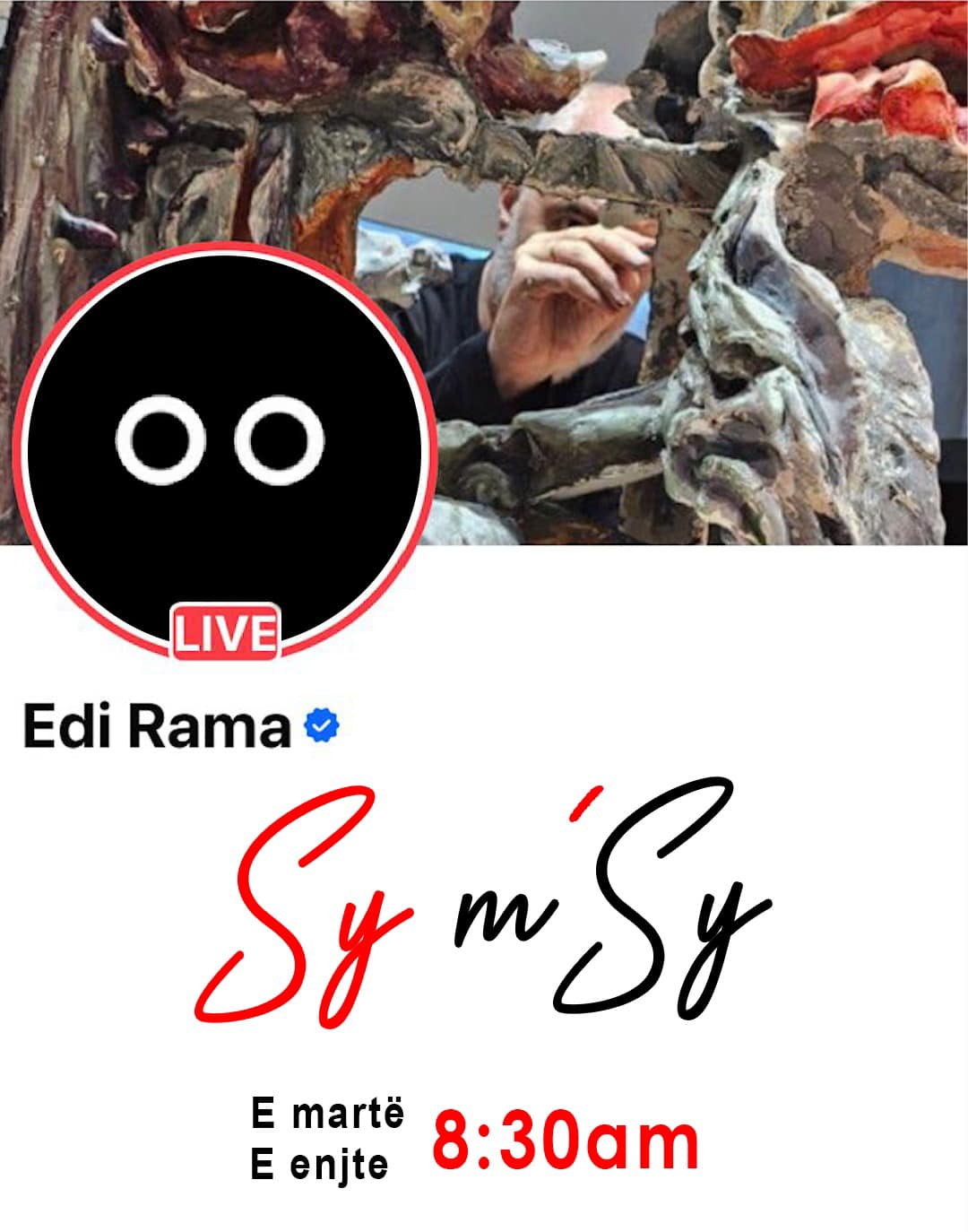 “Sy m’sy” nga Edi Rama do të ketë dy postime live çdo javë