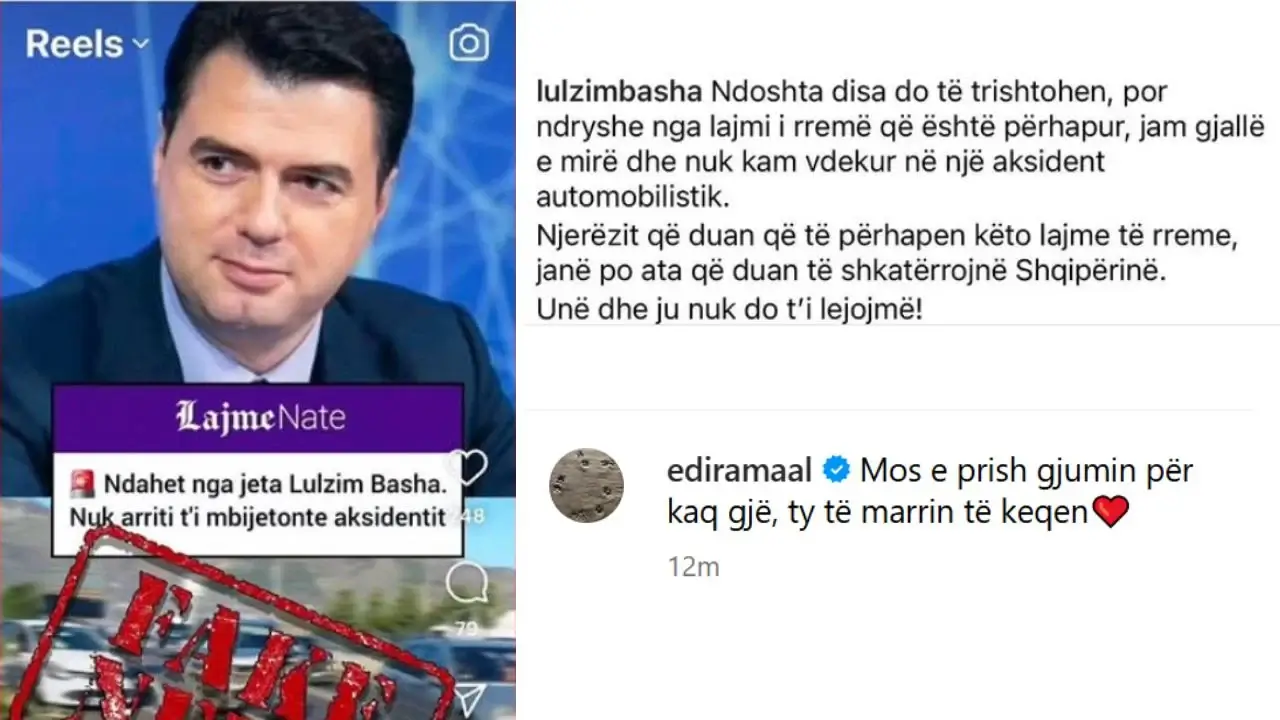 Lajmi rremë për ndarjen nga jeta e Lulzim Bashës  , Rama : Ty të marrin të keqen