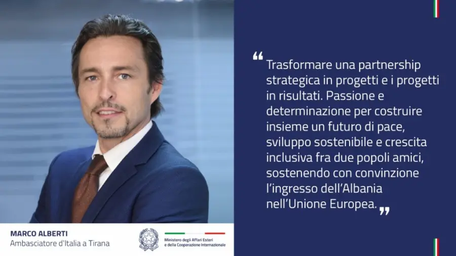 Marco Alberti është caktuar si ambasadori i ri i Italisë në Shqipëri
