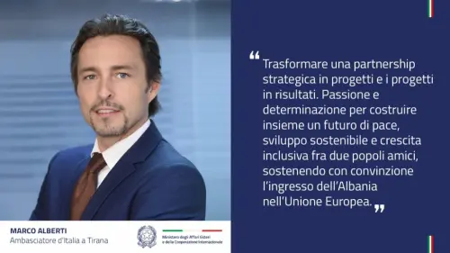 Marco Alberti është caktuar si ambasadori i ri i Italisë në Shqipëri