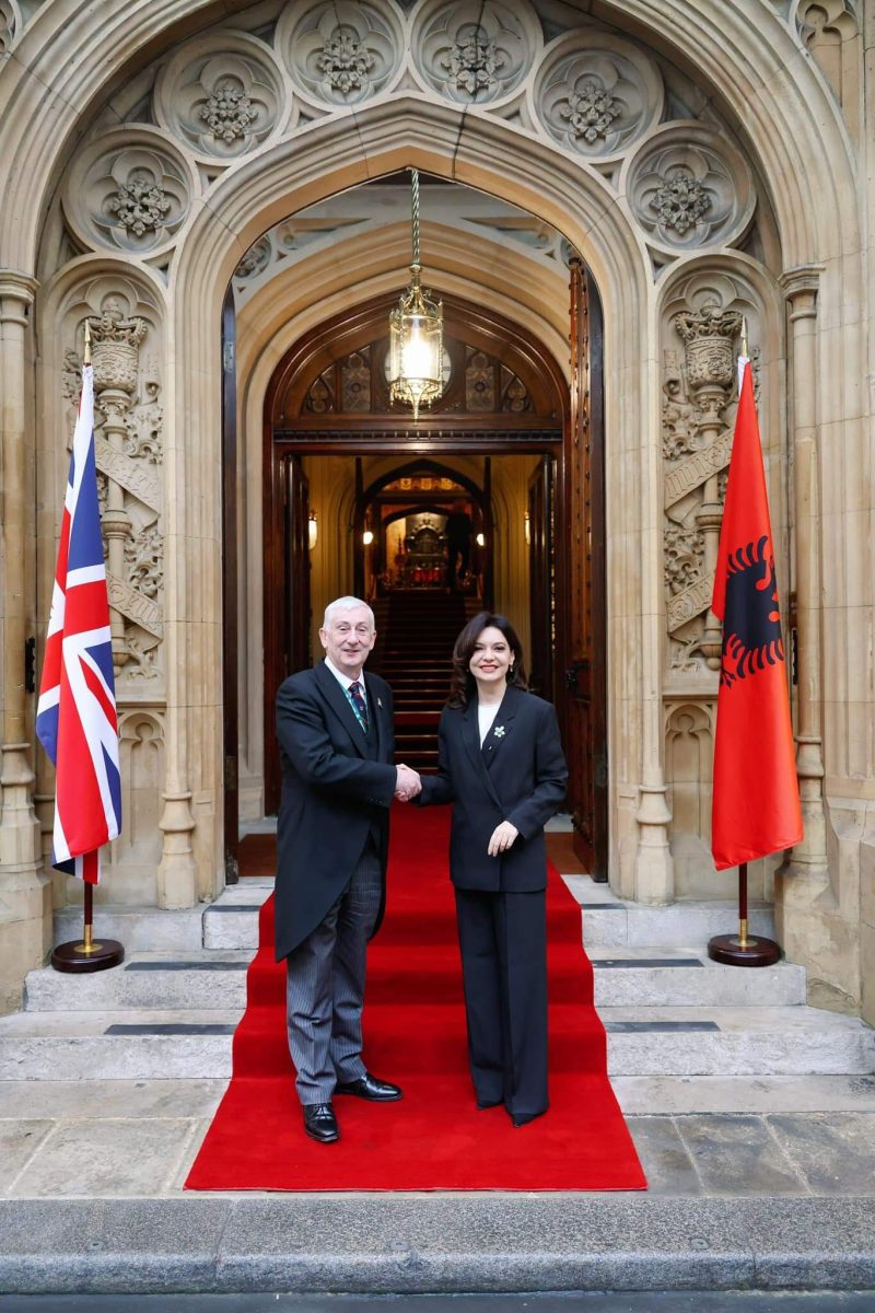 Spiropali takim me Sir Lindsay Hoyle, Kryetarin e Parlamentit të Mbretërisë së Bashkuar: Forcimi i marrëdhënieve dypalëshe në një stad të ri