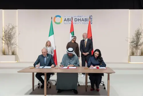 Abu Dhabi, Shqipëria, Italia dhe Emiratet e Bashkuara Arabe formalizojnë një marrëveshje strategjike për energjinë