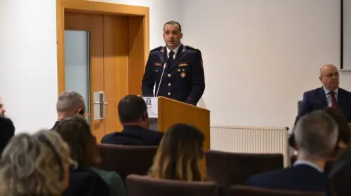 Drejtori i Policisë së Shtetit në konferencë me përfaqësues të kursit të lartë të studimeve të Ministrisë së Brendshme Franceze