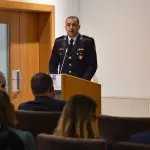 Drejtori i Policisë së Shtetit në konferencë me përfaqësues të kursit të lartë të studimeve të Ministrisë së Brendshme Franceze