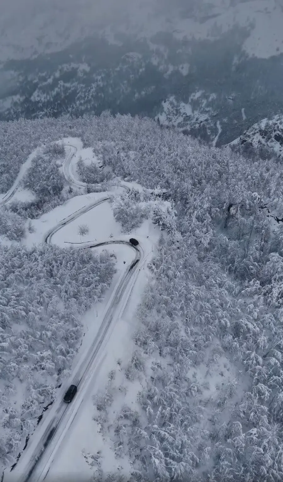 Rama ndan pamjet nga Qafa e Thorës ,