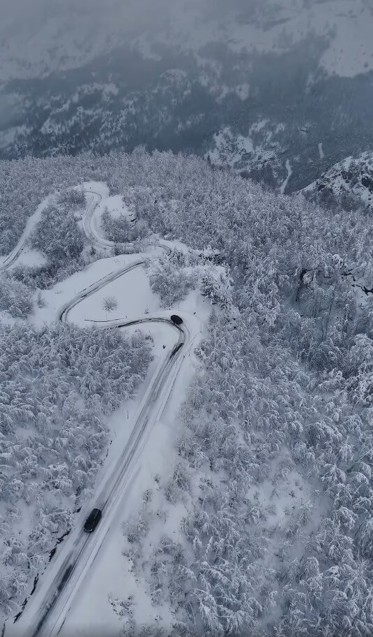 Rama ndan pamjet nga Qafa e Thorës ,