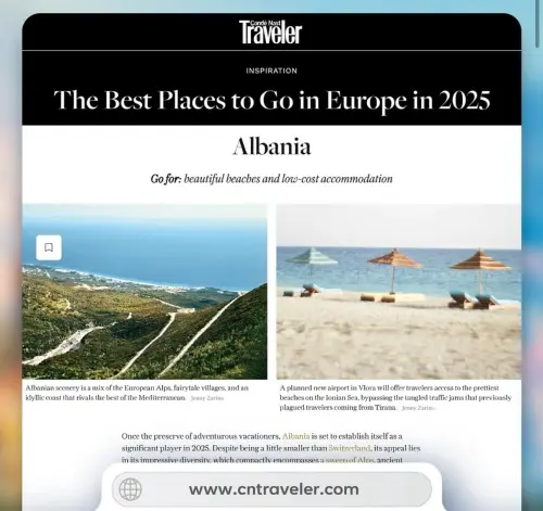 Shqipëria një ndër vendet që vizituar në 2025 , sipas revisës 