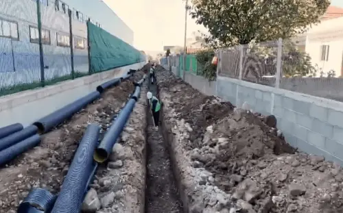 Investim i ri në Kamëz , ujë 24 orë në zonat e Frutikulturës dhe Valiasit të Vjetër, Balluku ndan pamjet