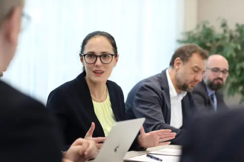 Ministrja Delina Ibrahimaj Takon Presidentin dhe CEO-n e Eurochambres për Zhvillimin e Sipërmarrjes në Shqipëri