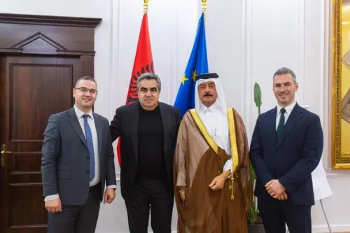 Takimi mes Ministrit Gonxhja dhe ambasadorit të Qatarit për forcimin e bashkëpunimit ekonomik
