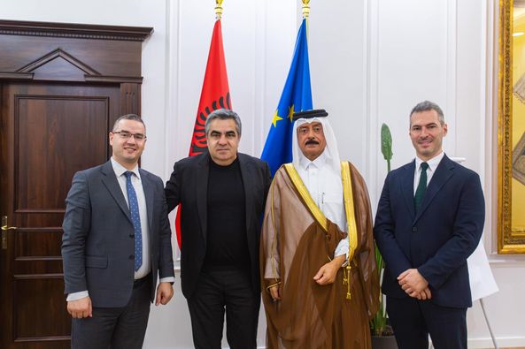 Takimi mes Ministrit Gonxhja dhe ambasadorit të Qatarit për forcimin e bashkëpunimit ekonomik