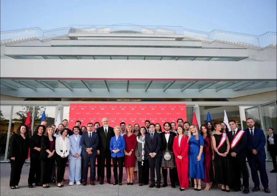 Kryeministri Rama dhe Ursula von der Leyen inagurojnë kampusin ‘Jacques Delors’ të Kolegjit të Europës në Tiranë