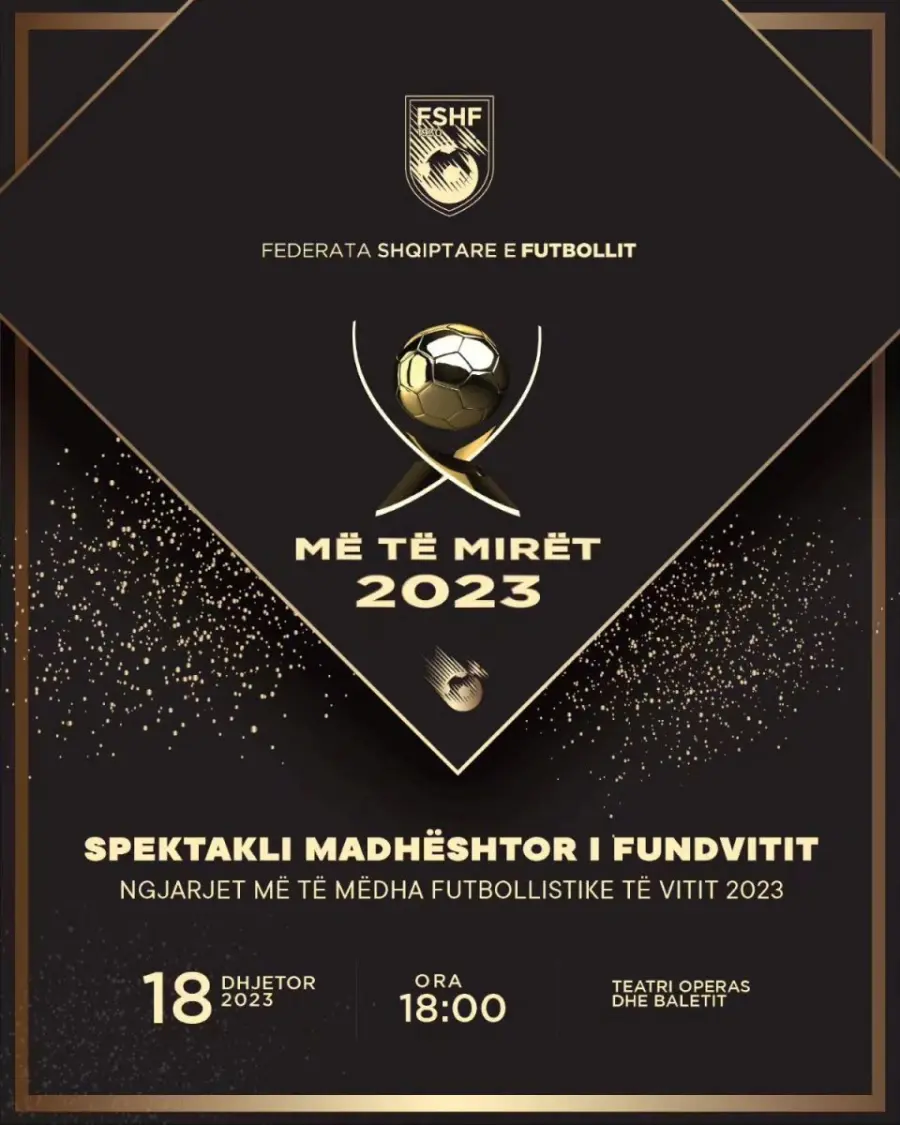 Mbrëmje Gala: Federata Shqiptare e Futbollit vijon traditën
