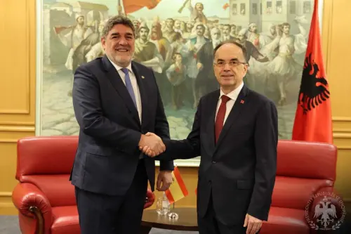 Presidenti Begaj mirëpret Ambasadorin e ri të Spanjës, Gabriel Cremades Ventura, me dorëzimin e Letrave Kredenciale
