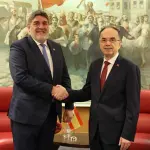 Presidenti Begaj mirëpret Ambasadorin e ri të Spanjës, Gabriel Cremades Ventura, me dorëzimin e Letrave Kredenciale